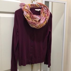 Plum Loft cotton cardigan